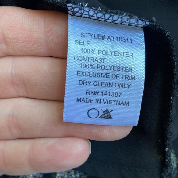 Astr the label black sequin cowl neck tank top. - Picture 7 of 13